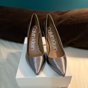Silver Calvin Klein Heels